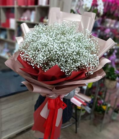 Букет цветов из: Гипсофила в Малошуйке