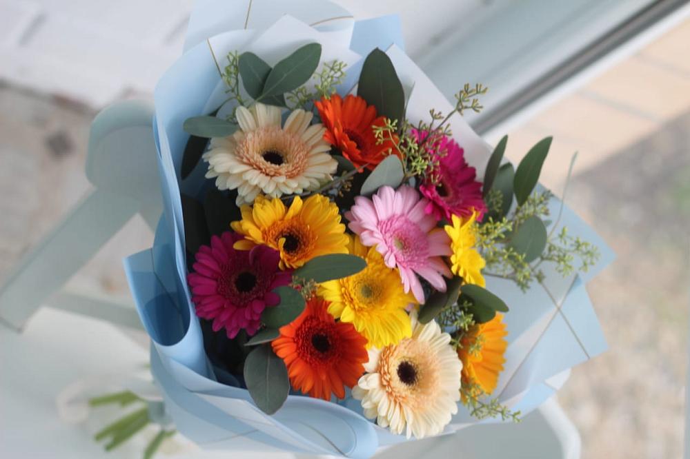 Букет цветов из: Герберы в Малошуйке