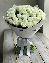 Букет 35 Белых роз в Малошуйке