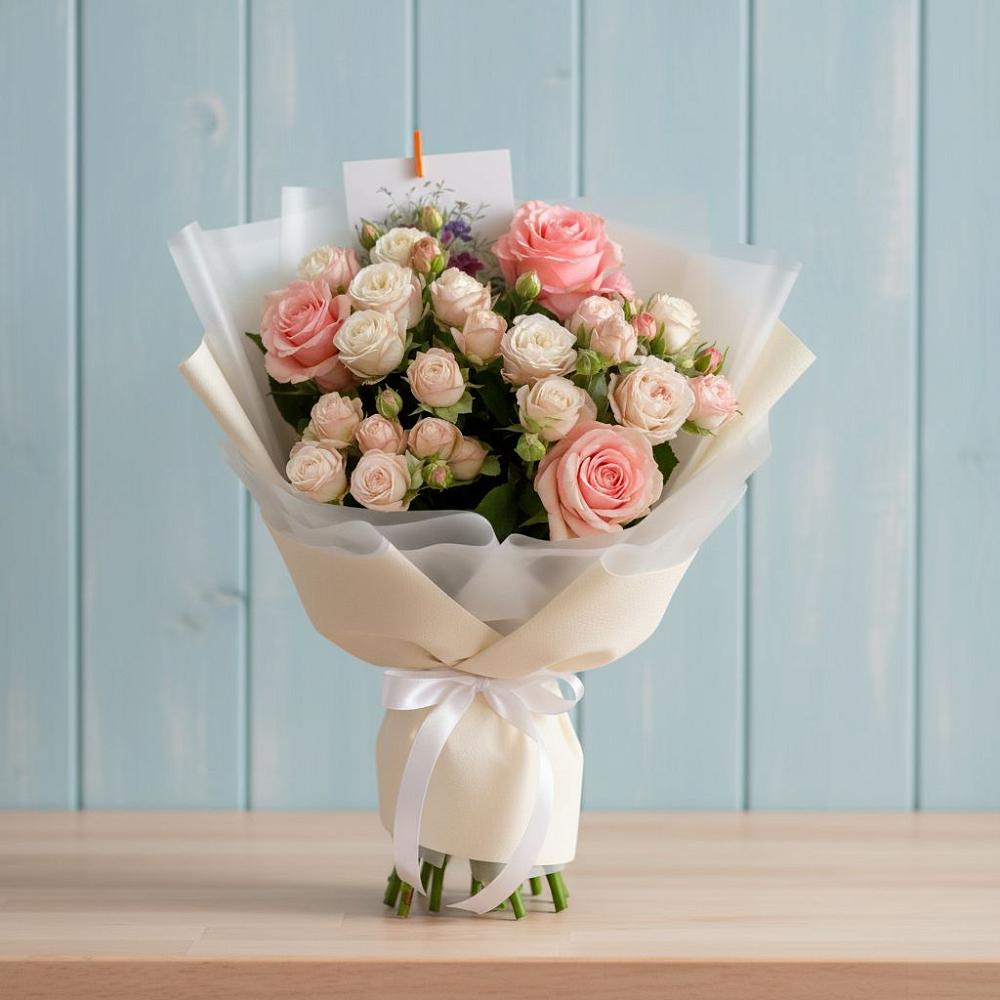 Букет цветов из: Розы в Малошуйке