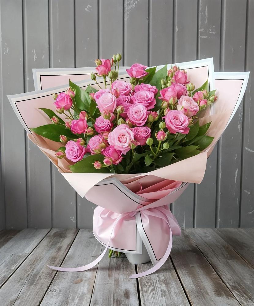 Букет Розовый кустик в Малошуйке