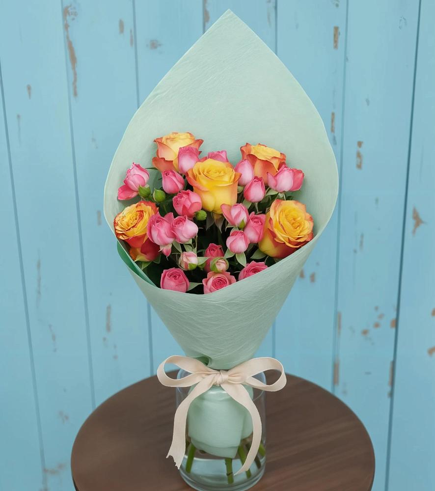 Букет цветов из: Розы в Малошуйке