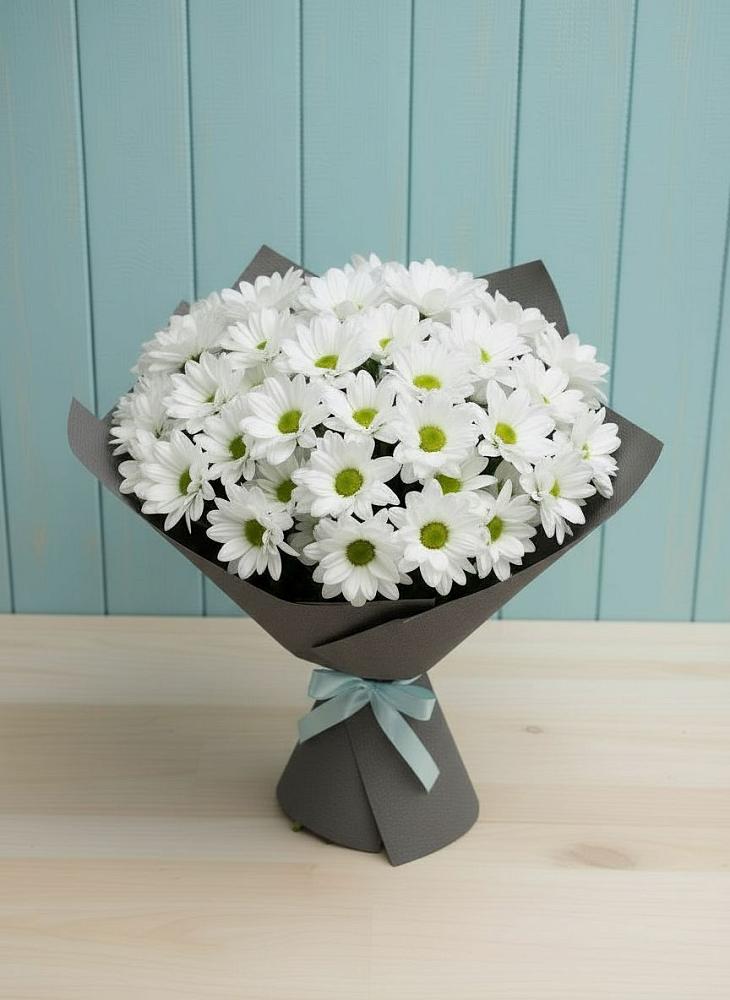 Букет цветов из: Хризантемы в Малошуйке