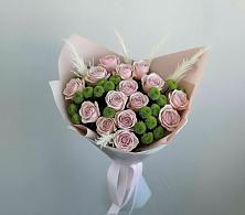Букет цветов из:  Розы и Хризантемы в Малошуйке