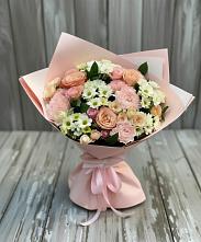 Букет цветов из:  Гвоздики, Розы и Хризантемы #REPLACE_PRED# Малошуйке