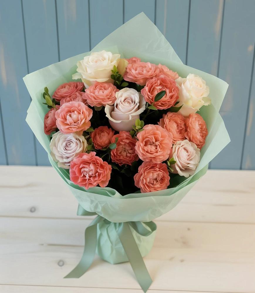 Букет цветов из: Розы в Малошуйке