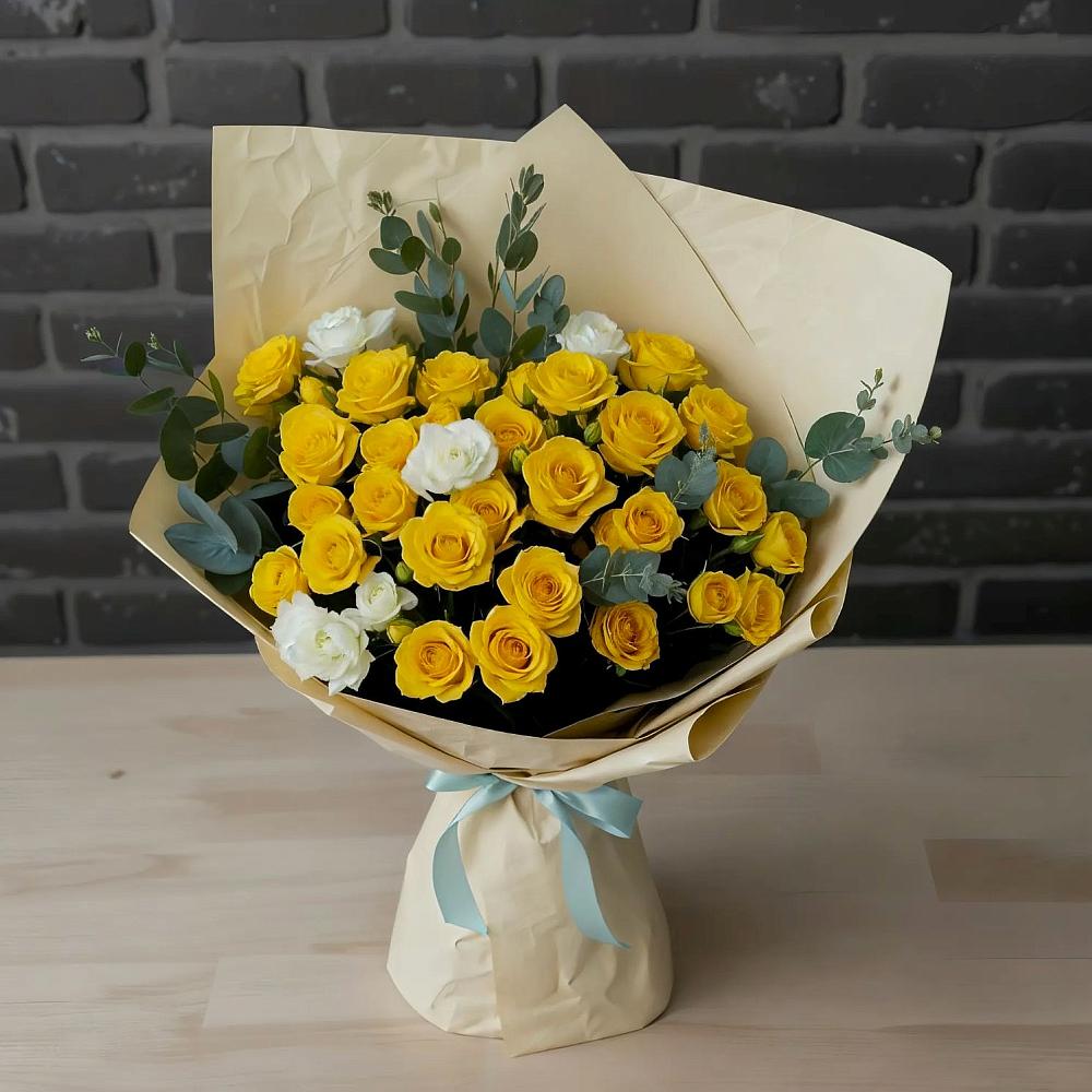 Букет цветов из: Розы в Малошуйке