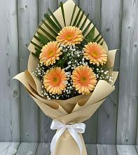 Букет цветов из:  Герберы #REPLACE_PRED# Малошуйке